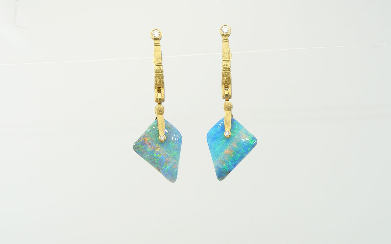 Carribean-blue-opal-SS-earrings