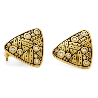 Šepkus E-188D "Paved Garden" Post-Clip Earrings