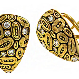 Šepkus E-187D 18K Yellow Gold “Seed” Earrings