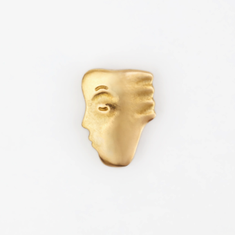 Šepkus E-209R 18K Rose Gold "The Big Sleep" Face #3 Studs