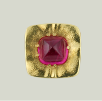 Šepkus E-121M 18 K "Square Characters" Earring Mountings