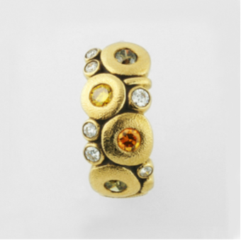 Šepkus E-122DC "Candy" 18K and Diamond Earrings