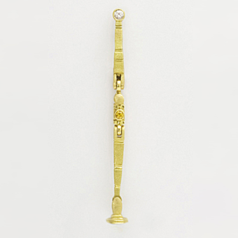 Šepkus E-136MD "Sticks and Stones" 18K and Diamond Earring Mountings