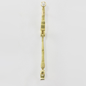 Šepkus E-148MD "Sticks and Stones" 18K and Diamond Earring Mountings