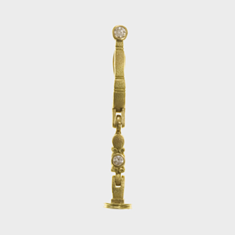 Šepkus E-149MD "Sticks and Stones" 18K and Diamond Earring Mountings