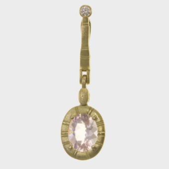 Šepkus E-151MD "Sticks and Stones" 18K and Diamond Earring Mountings