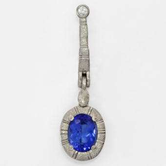 Šepkus E-151PMD "Sticks and Stones" Platinum and Diamond Earring Mountings