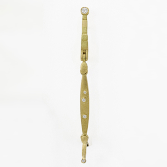 Šepkus E-156MD "Sticks and Stones" 18K and Diamond Earring Mountings