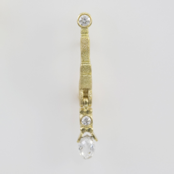 Šepkus E-159MD "Sticks and Stones" 18K and Diamond Earring Mountings