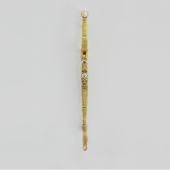 Šepkus E-161MD "Sticks and Stones" 18K and Diamond Earring Mountings