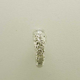 Šepkus E-28P "Micro Hoop" Platinum and Diamond Earrings