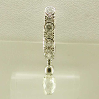 Šepkus E-67PMD Platinum and Diamond Earring Mountings