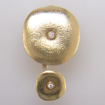 Šepkus E-99 "Orchard" 18K and Diamond Earrings