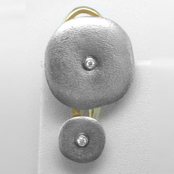 Šepkus E-99P "Orchard" Platinum and Diamond Earrings