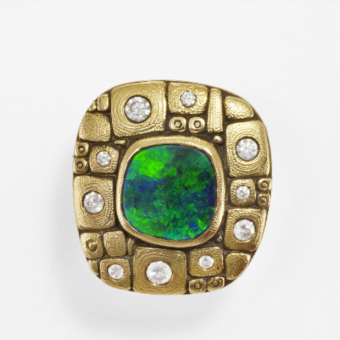 Šepkus E-184MD "Asymmetrical" 18K and Diamond Earring Mountings