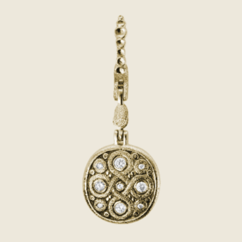 Šepkus E-195D "Celtic Spring" 18K and Diamond Earrings