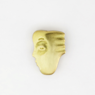 Šepkus E-209 18K Yellow Gold "The Big Sleep" Face #3 Studs
