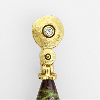 Šepkus E-235MD 18K and Diamond "Sticks and Stones" Earring Mountings