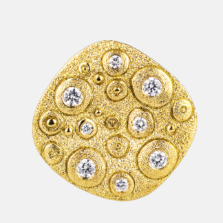 Šepkus E-246D 18K and Diamond "Stingray" Earrings