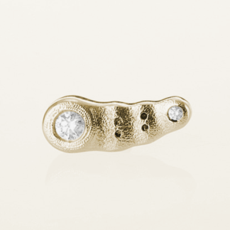 Šepkus ES-1D 18K and Diamond "Flora" Stud Earring