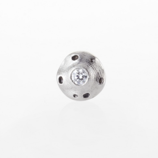 Šepkus ES-8PD Platinum and Diamond "Flora" Stud Earring