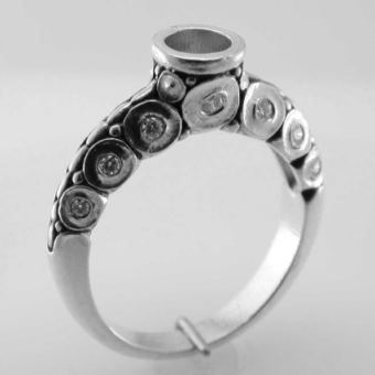 Šepkus R-41PM Platinum and Diamond Ring Mounting