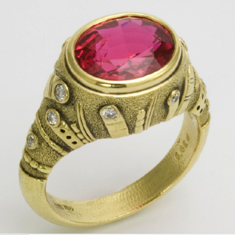 Šepkus R-152MD 18K Yellow Gold and Diamond "Sea Grass" Mounting