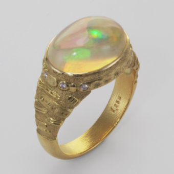 Šepkus R-172MD 18K Yellow Gold and Diamond "Sea Grass" Mounting