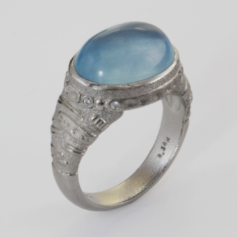 Šepkus R-172PMD Platinum and Diamond "Sea Grass" Mounting