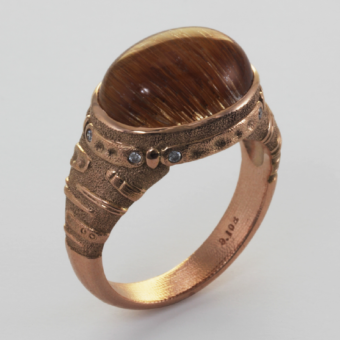 Šepkus R-172RMD 18K Rose Gold and Diamond "Sea Grass" Mounting