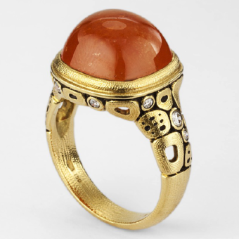 Šepkus R-182MD 18K Yellow Gold and Diamond "Old House" Mounting