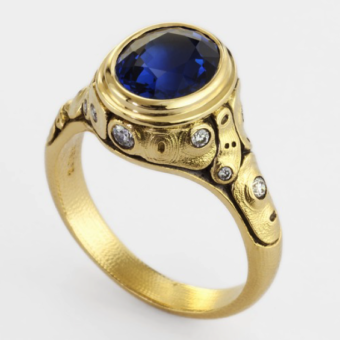 Šepkus R-202MD 18K Yellow Gold and Diamond "Emma" Mounting