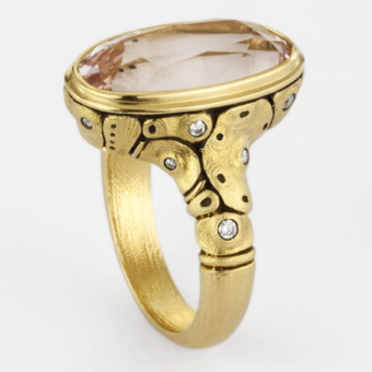 Šepkus R-205MD 18K Yellow Gold and Diamond "Lake Garda" Mounting