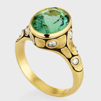 Šepkus R-209MD 18K Yellow Gold and Diamond "Monica" Mounting