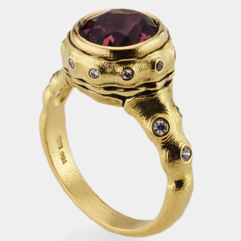 Šepkus R-211MD 18K Yellow Gold and Diamond "Ocean II" Mounting