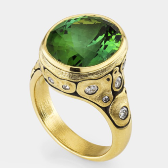 Šepkus R-218M 18K Yellow Gold and Diamond "Indra" Mounting