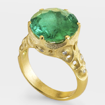 Šepkus R-225M 18K Yellow Gold and Diamond "Norma" Mounting