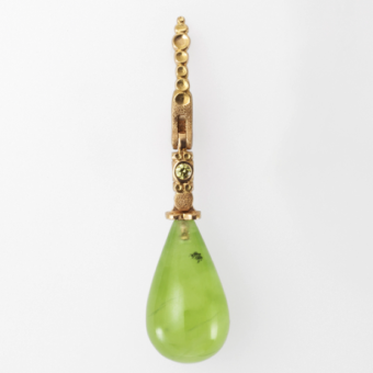 Šepkus E-215RM 18K Rose Gold "Sticks and Stones" Earring Mountings