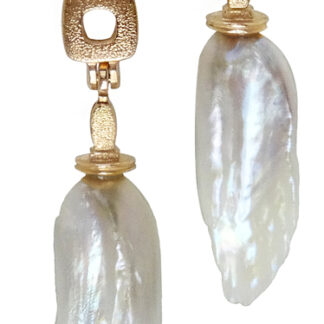 Šepkus E-238M 18K Rose Gold "Hanging Fruit" Freshwater Cultured Wing Pearls