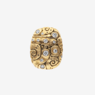 Šepkus E-264D "Flora" 18K and Diamond Earrings